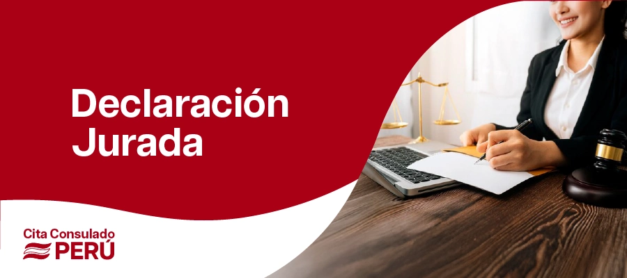 Declaración Jurada consulado peru